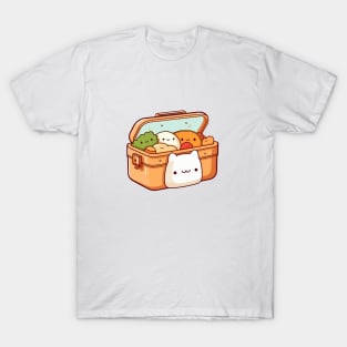 Kawaii bento box with cute food T-Shirt